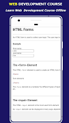 Learn Web Development Course ảnh chụp màn hình 2