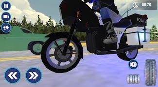 Motorcycle Police Bike ảnh chụp màn hình 2