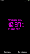برنامه‌نما LED Digital Clock Lwp عکس از صفحه