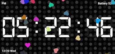 Horloge de table Affiche