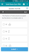 Chemistry -Solid State Quiz PR 截图 3