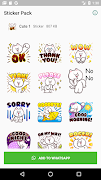 Cat Stickers تصوير الشاشة 6
