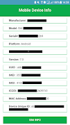 Mobile Device Info Screenshot 1