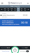 TimeBillingX - Time Tracking اسکرین شاٹ 1