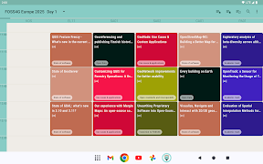 برنامه‌نما FOSS4G Europe 2025 Program عکس از صفحه