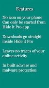 vBrowser for Hide it Pro imagem de tela 2
