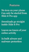 vBrowser for Hide it Pro syot layar 2