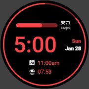 Simple Digital Watch Face screenshot 4