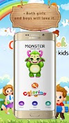 برنامه‌نما monster coloring book عکس از صفحه