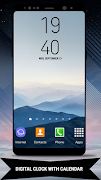 Digi Clock Widget Galaxy Note8 स्क्रीनशॉट 1