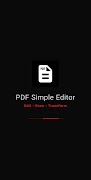 PDF Simple Editor 海報