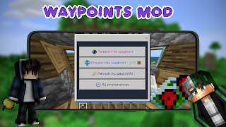 Waypoints Mod for Minecraft PE Ekran Görüntüsü 3