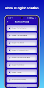 Class 9 English Solution اسکرین شاٹ 2