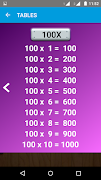 Math Tables & Test (1 - 100) スクリーンショット 3