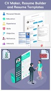 CV Maker, Resume Builder - PDF الملصق