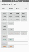 Statistics Study Lite, statext تصوير الشاشة 1
