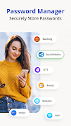 पासवर्ड मैनेजर ऐप स्क्रीनशॉट 1