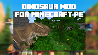 Dinosaur Mod for Minecraft پوسٹر