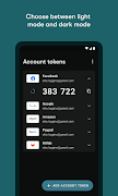 برنامه‌نما Dashlane Authenticator عکس از صفحه