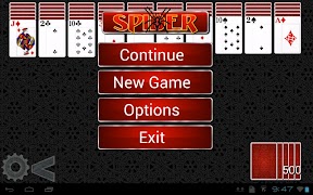برنامه‌نما Spider Solitaire HD 2 عکس از صفحه