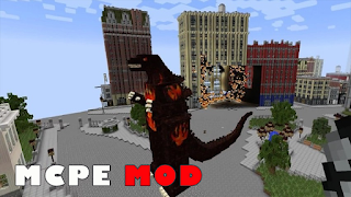 Mod Godzilla Minecraft 스크린샷 5