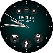 Black Classic Watch Face screenshot 7