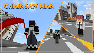 Chainsaw Man Mod Minecraft Ekran Görüntüsü 2