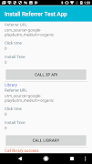 برنامه‌نما Install Referrer Test App عکس از صفحه