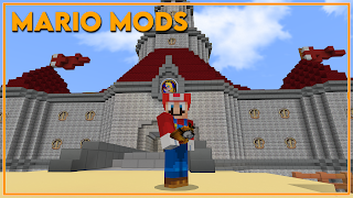 Mod Super Mario Minecraft Affiche