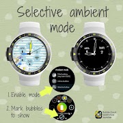 Watch Face Theme Bubble Cloud 스크린샷 7