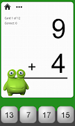 برنامه‌نما Monster Math Flash Cards عکس از صفحه