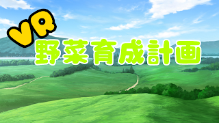 VR Vegetable growing plan plakat