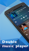 SplitCloud Double Music Player syot layar 1