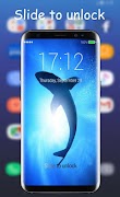 サメのロック画面 スクリーンショット 1