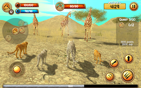 Wild Cheetah Sim 3D screenshot 7