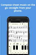 Compose sheet music plakat