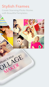 برنامه‌نما Photo Collage Editor عکس از صفحه
