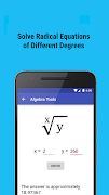 Algebra Tools تصوير الشاشة 6