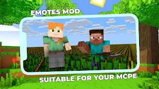Emote Animation Mod Minecraft 스크린샷 7