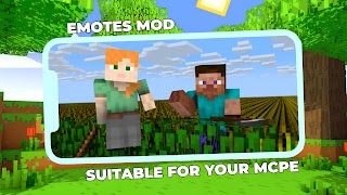 Emote Animation Mod Minecraft imagem de tela 7