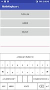 MathKeyboard imagem de tela 7