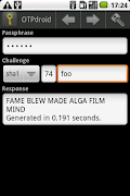 OTPdroid screenshot 1