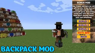 Backpack Mod For Minecaft PE screenshot 2