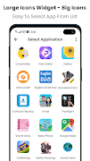 Large Icons Widget - Big Icons 截圖 5