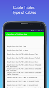 Kablo Boyutu Hesaplayıcısı Ekran Görüntüsü 3