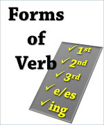 Forms of Verb : Eng Verb forms-poster