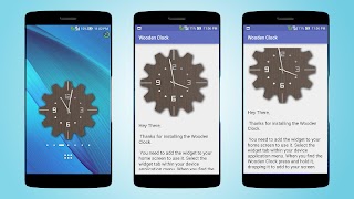 Wooden Clock screenshot 1