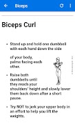 Dumbbell Exercises screenshot 2