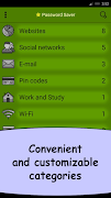 برنامه‌نما Password Saver عکس از صفحه
