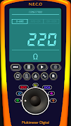 برنامه‌نما Multimeter/Oscilloscope عکس از صفحه